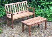 Garden Bench and Table